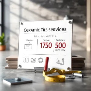 Cennik Usług Glazurniczych 2024