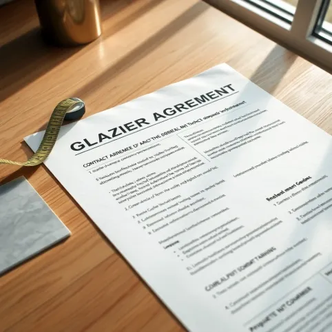 Umowa Z Glazurnikiem Wzór